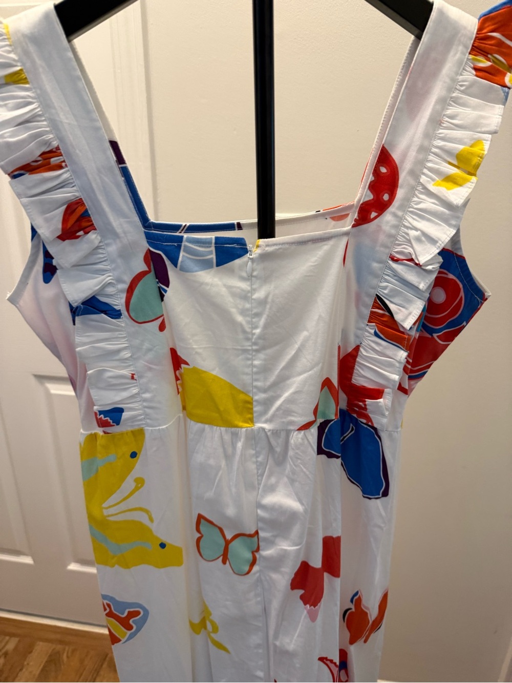 Sheridan French Stacey Dress with Colorful Butterflies - Picture 5 of 6